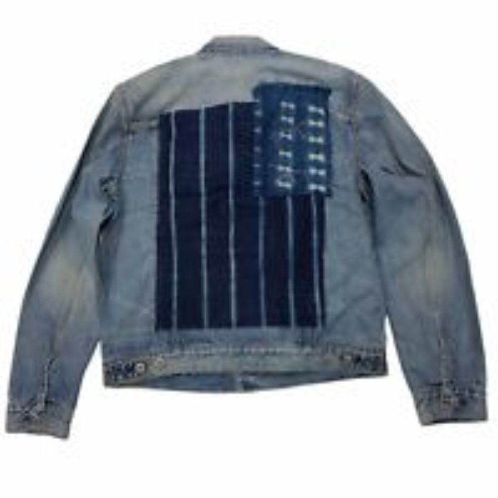 NWT GAP Limited Edition #61 of 125 -1969 Western Denim Jacket Sz M Light Wash - Picture 3 of 10